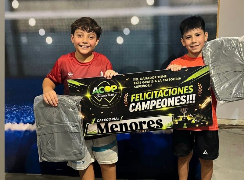 Doble jornada en ACOP: campeones en menores y cierre semanal